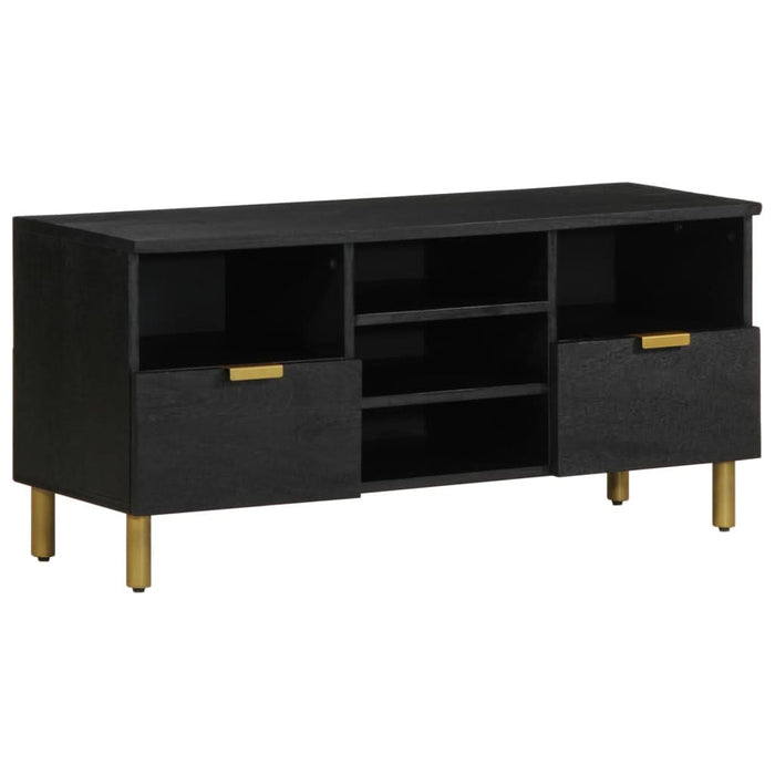 Dulap TV, negru, 100x33x46 cm, lemn prelucrat - WALTI WALTI