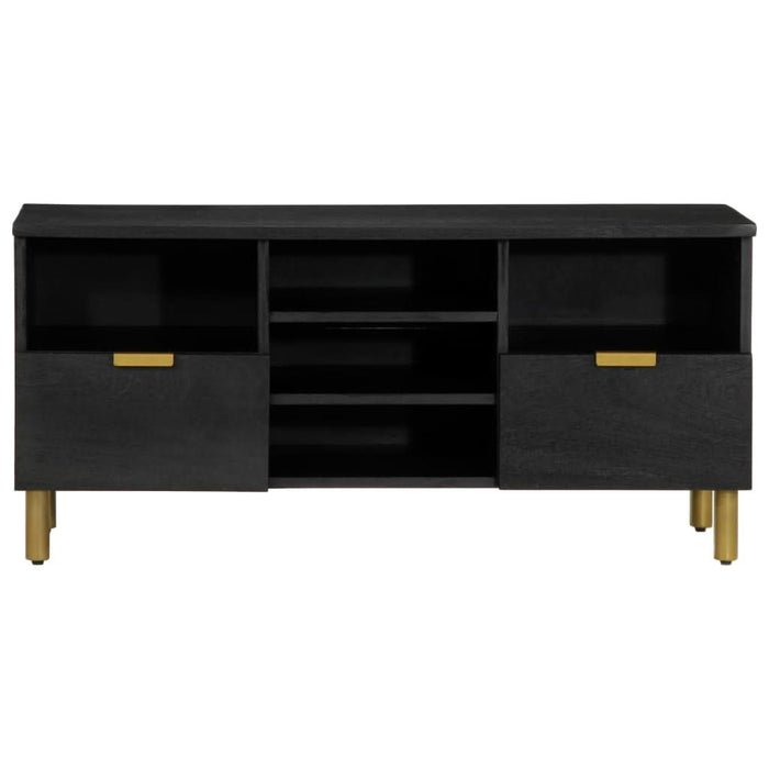 Dulap TV, negru, 100x33x46 cm, lemn prelucrat - WALTI WALTI