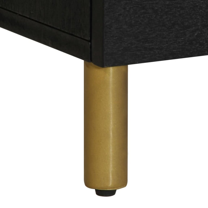 Dulap TV, negru, 100x33x46 cm, lemn prelucrat - WALTI WALTI