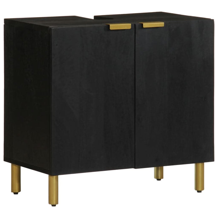 Dulap chiuveta de baie, negru, 62x33x58 cm, lemn prelucrat - WALTI WALTI