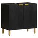 Dulap chiuveta de baie, negru, 62x33x58 cm, lemn prelucrat - WALTI WALTI
