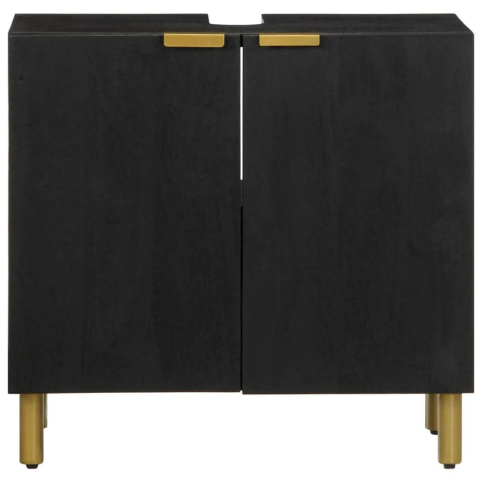 Dulap chiuveta de baie, negru, 62x33x58 cm, lemn prelucrat - WALTI WALTI