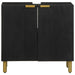 Dulap chiuveta de baie, negru, 62x33x58 cm, lemn prelucrat - WALTI WALTI