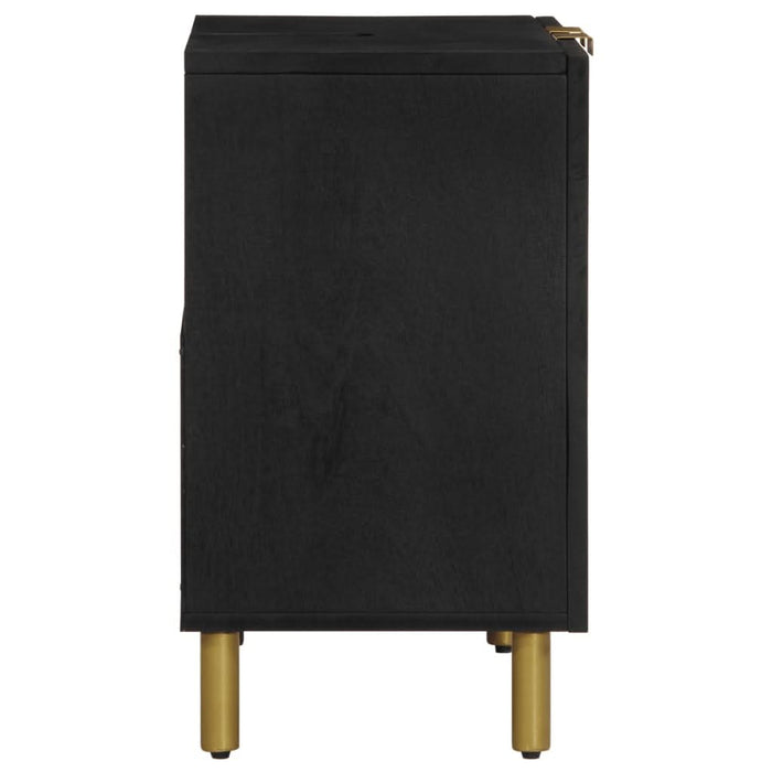 Dulap chiuveta de baie, negru, 62x33x58 cm, lemn prelucrat - WALTI WALTI
