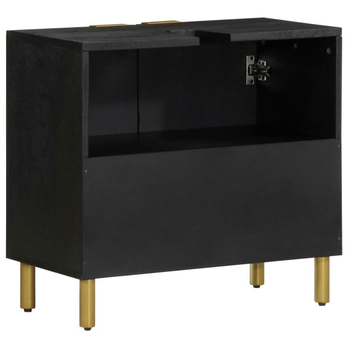 Dulap chiuveta de baie, negru, 62x33x58 cm, lemn prelucrat - WALTI WALTI