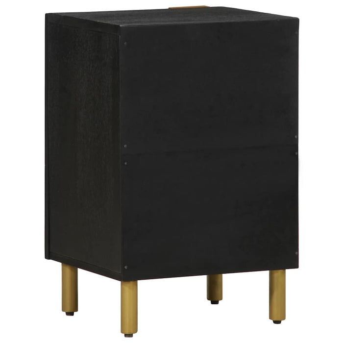 Dulap de baie, negru, 38x33x58 cm, lemn prelucrat WALTI