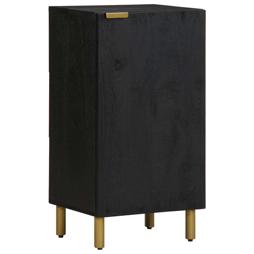 Dulap, negru, 40x33x75 cm, lemn prelucrat - WALTI WALTI