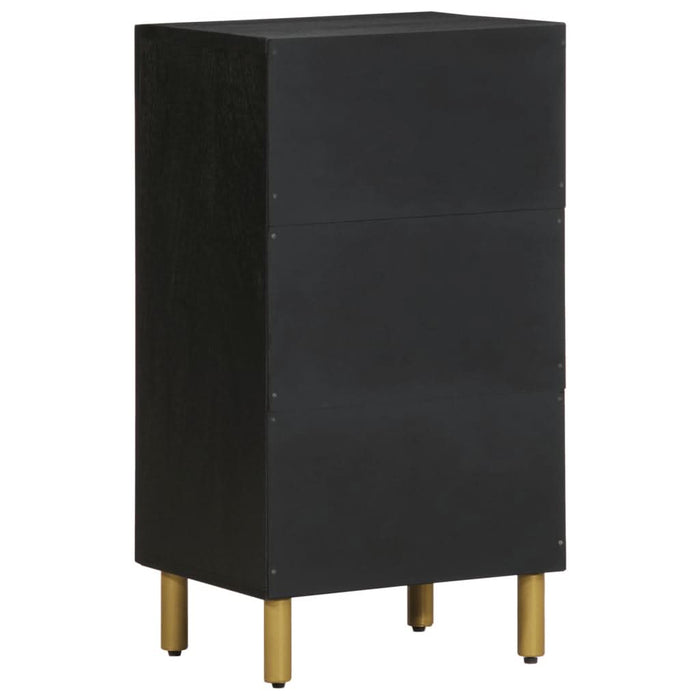 Dulap, negru, 40x33x75 cm, lemn prelucrat - WALTI WALTI