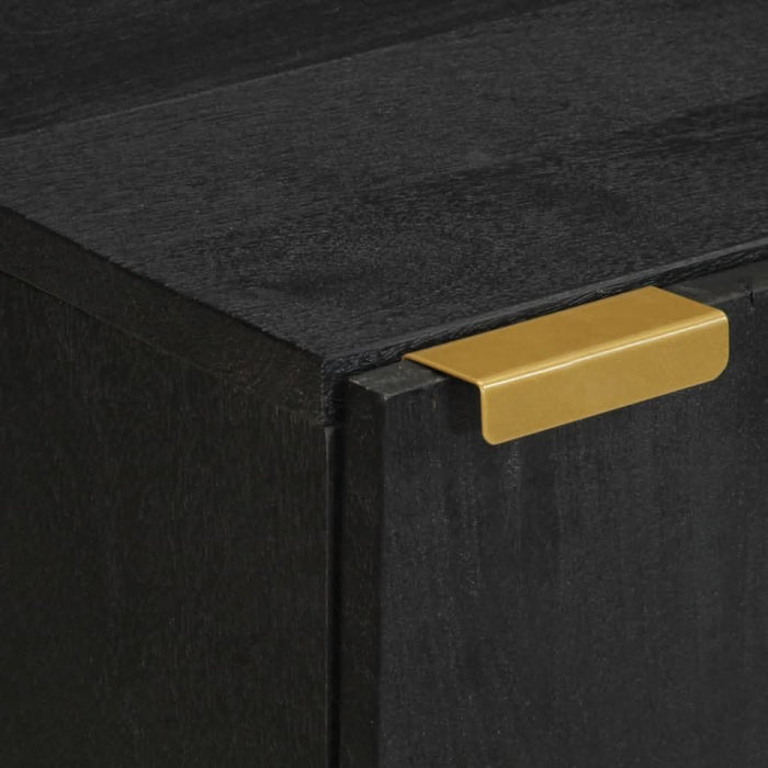 Dulap, negru, 40x33x75 cm, lemn prelucrat - WALTI WALTI