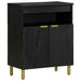 Dulap, negru, 60x33x75 cm, lemn prelucrat - WALTI WALTI