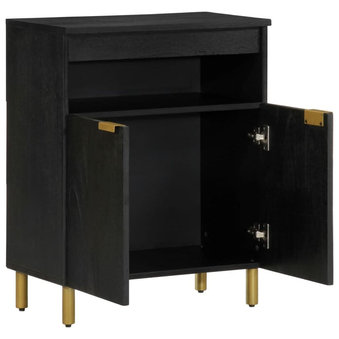 Dulap, negru, 60x33x75 cm, lemn prelucrat - WALTI WALTI