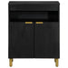 Dulap, negru, 60x33x75 cm, lemn prelucrat - WALTI WALTI