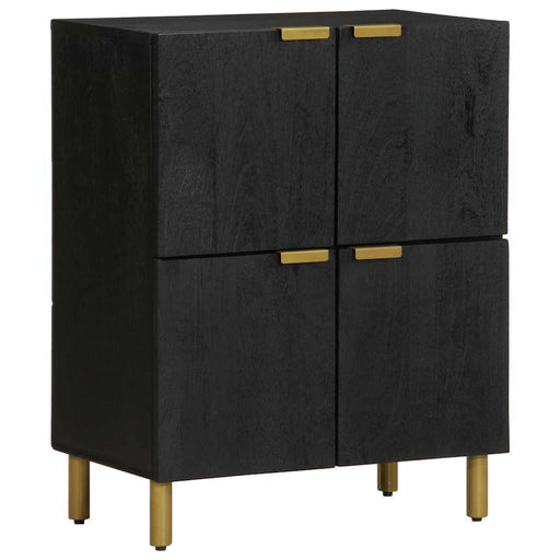 Dulap, negru, 60x33x75 cm, lemn prelucrat - WALTI WALTI