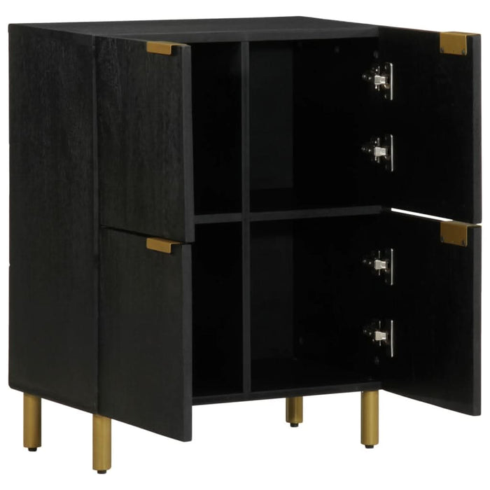 Dulap, negru, 60x33x75 cm, lemn prelucrat - WALTI WALTI