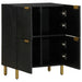 Dulap, negru, 60x33x75 cm, lemn prelucrat - WALTI WALTI