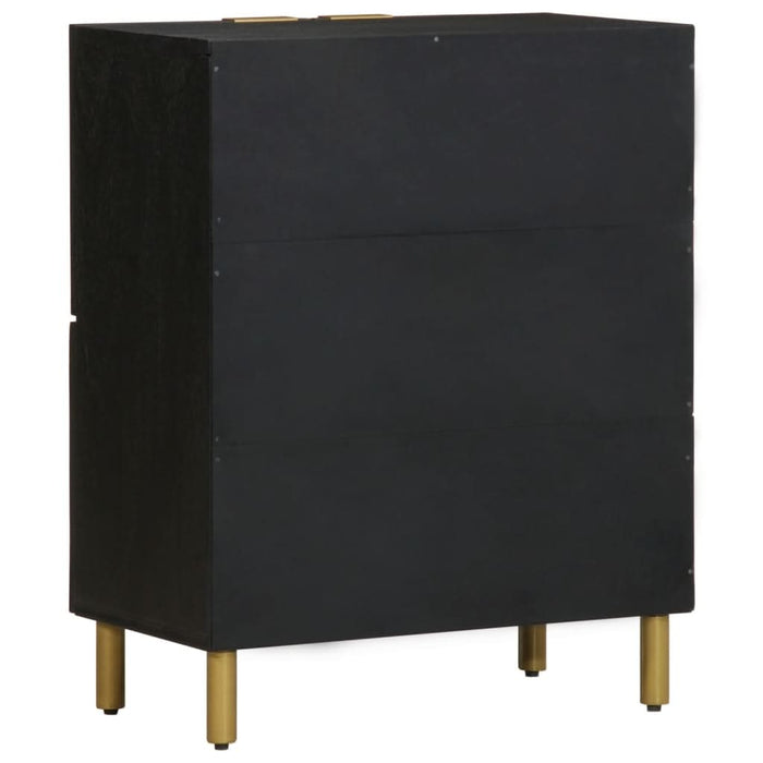 Dulap, negru, 60x33x75 cm, lemn prelucrat - WALTI WALTI