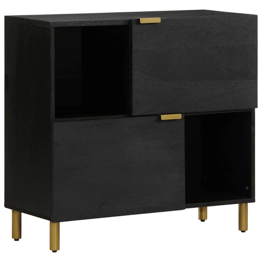 Dulap, negru, 80x33x75 cm, lemn prelucrat - WALTI WALTI
