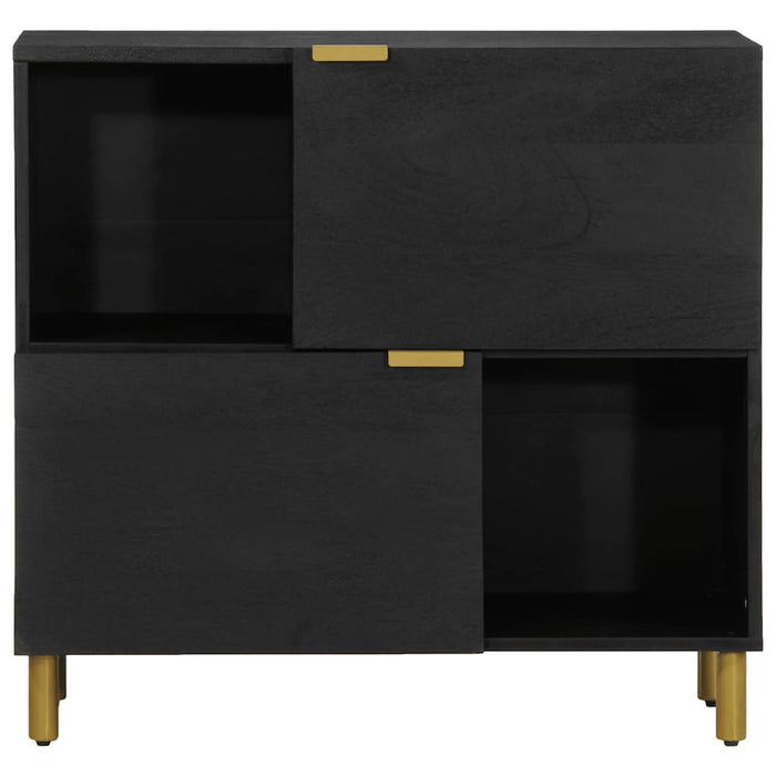 Dulap, negru, 80x33x75 cm, lemn prelucrat - WALTI WALTI