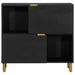 Dulap, negru, 80x33x75 cm, lemn prelucrat - WALTI WALTI