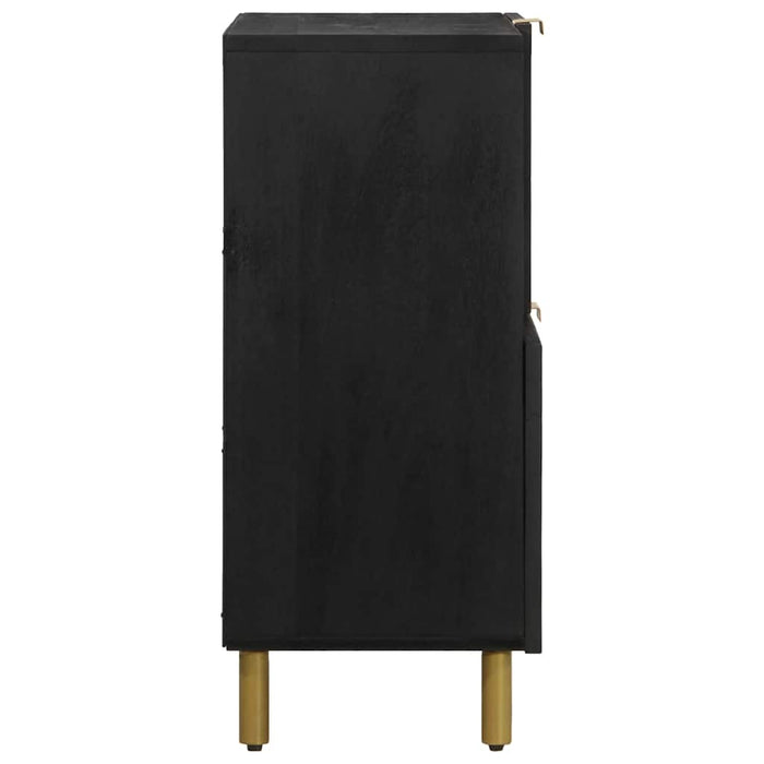 Dulap, negru, 80x33x75 cm, lemn prelucrat - WALTI WALTI