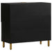 Dulap, negru, 80x33x75 cm, lemn prelucrat - WALTI WALTI