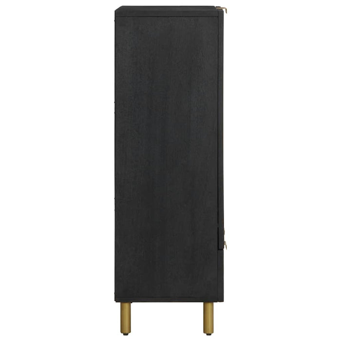 Dulap înalt, negru, 60x33x100 cm, lemn prelucrat - WALTI WALTI
