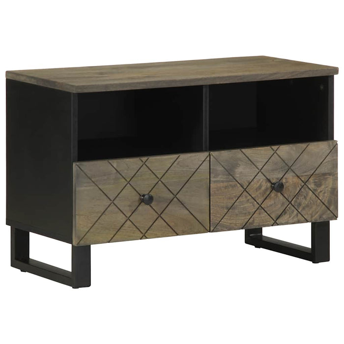Comodă TV, negru, 70x33x46 cm, lemn masiv de mango - WALTI WALTI