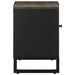 Dulap TV, negru, 80x33x46 cm, lemn masiv de mango - WALTI WALTI