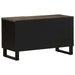 Dulap TV, negru, 80x33x46 cm, lemn masiv de mango - WALTI WALTI