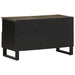 Dulap TV, negru, 80x33x46 cm, lemn masiv de mango - WALTI WALTI