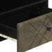 Dulap TV, negru, 80x33x46 cm, lemn masiv de mango - WALTI WALTI