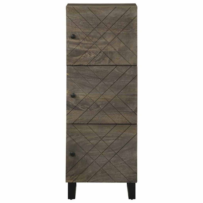 Dulap înalt, negru, 40x33x110 cm, lemn masiv de mango - WALTI WALTI