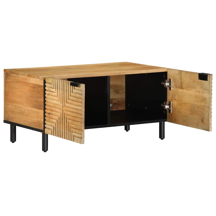 Masuta cafea maro 80x50x40 cm lemn masiv de mango - WALTI WALTI