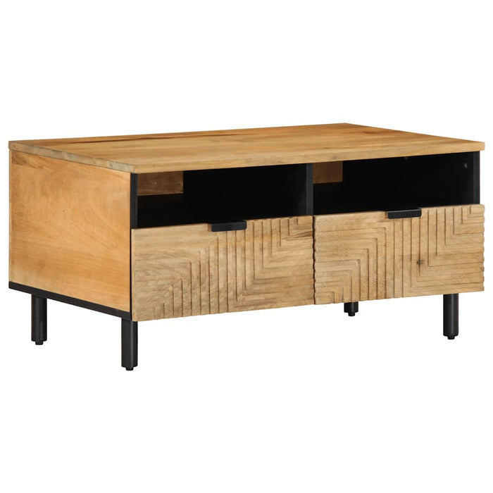 Masuta cafea maro 80x54x40 cm lemn masiv de mango - WALTI WALTI