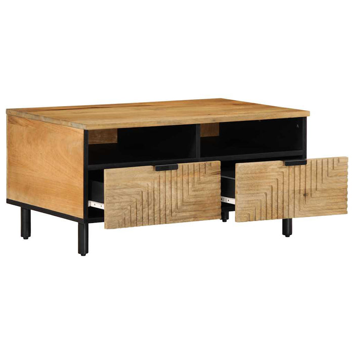 Masuta cafea maro 80x54x40 cm lemn masiv de mango - WALTI WALTI