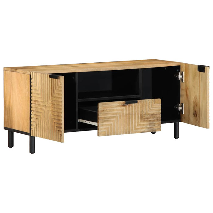 Dulap TV maro 105x33x46 cm lemn masiv de mango WALTI