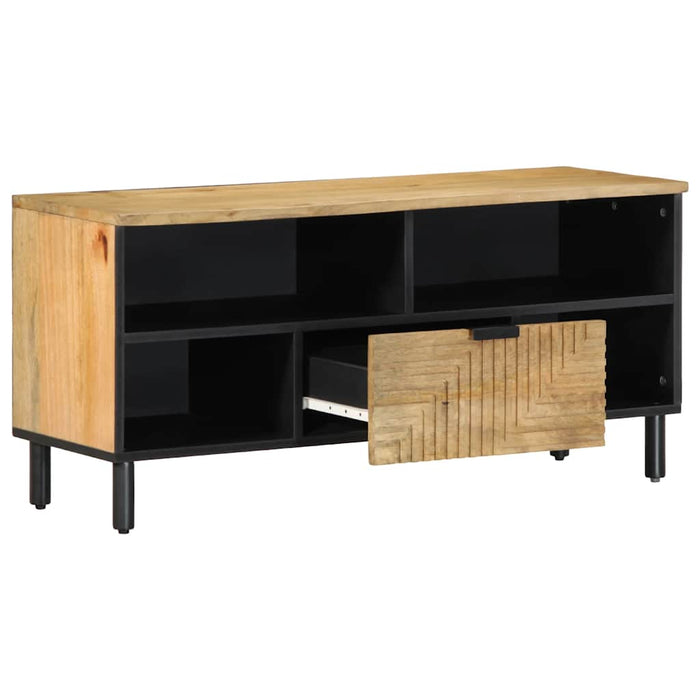Dulap TV maro 100x33x46 cm lemn masiv de mango - WALTI WALTI