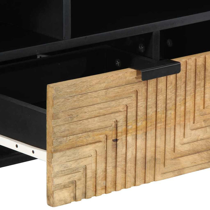 Dulap TV maro 100x33x46 cm lemn masiv de mango - WALTI WALTI