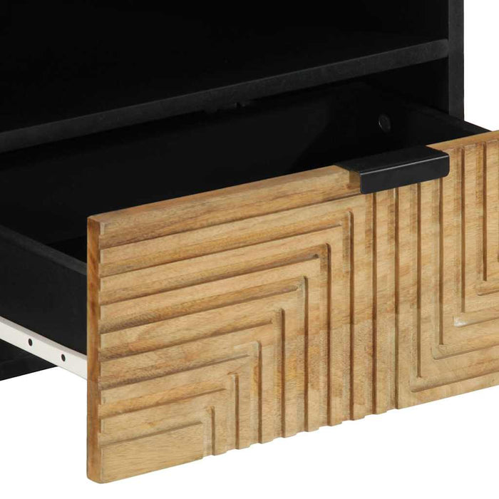 Dulap TV maro 80x33x46 cm lemn masiv de mango - WALTI WALTI