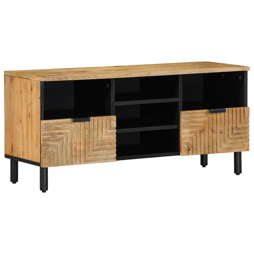 Dulap TV maro 100x33x46 cm lemn masiv de mango - WALTI WALTI