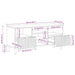 Dulap TV maro 100x33x46 cm lemn masiv de mango - WALTI WALTI