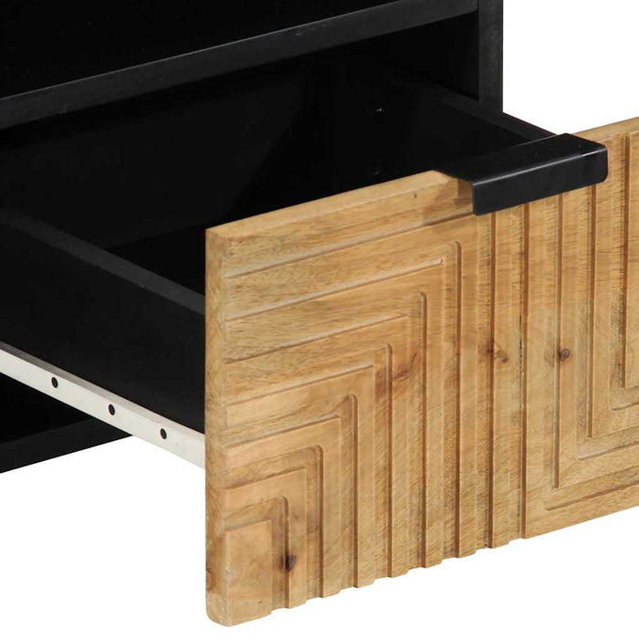 Dulap TV maro 100x33x46 cm lemn masiv de mango - WALTI WALTI