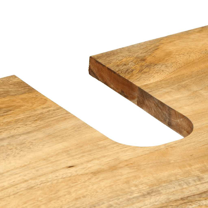 Dulap pentru chiuvetă baie maro 62x33x58 cm lemn masiv de mango WALTI