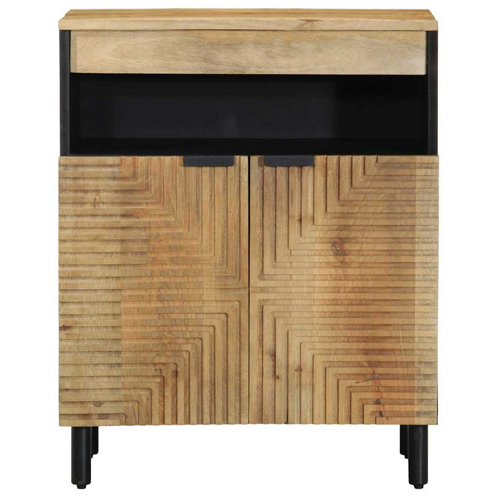 Bufetă maro 60x33x75 cm lemn masiv de mango WALTI