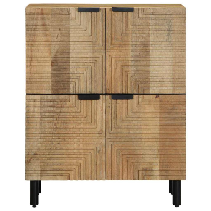 Bufetă maro 60x33x75 cm lemn masiv de mango WALTI
