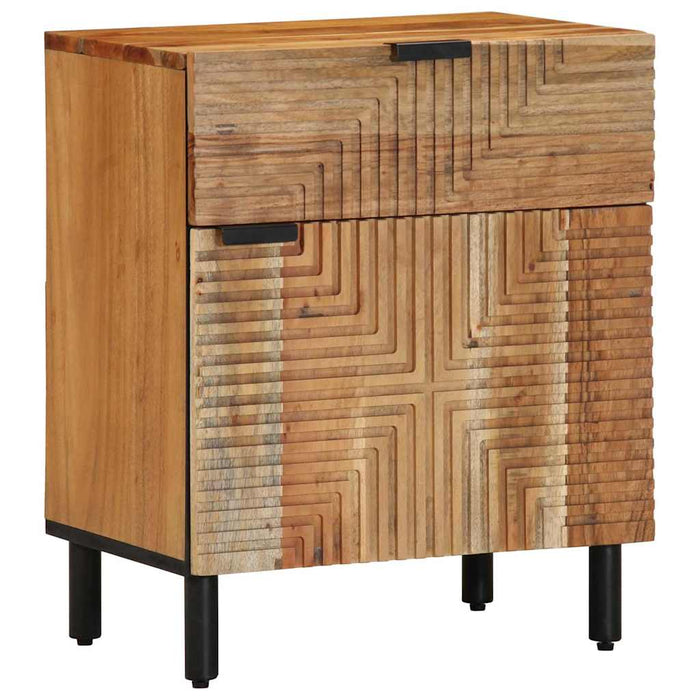 Dulap de noapte Maro 50 x 33 x 60 cm Lemn masiv de acacia - WALTI WALTI