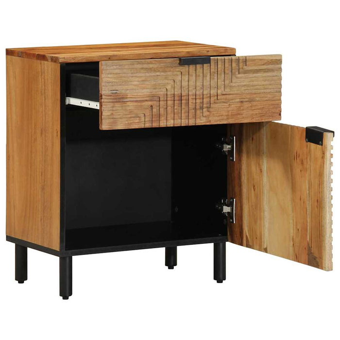 Dulap de noapte Maro 50 x 33 x 60 cm Lemn masiv de acacia - WALTI WALTI