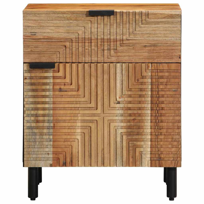 Dulap de noapte Maro 50 x 33 x 60 cm Lemn masiv de acacia - WALTI WALTI