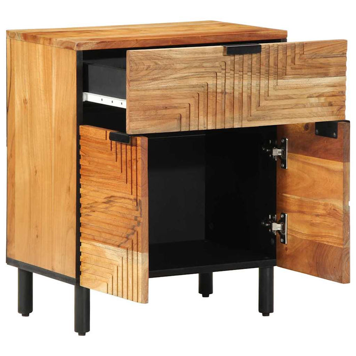 Dulap de noapte Maro 50 x 33 x 60 cm Lemn masiv de acacia - WALTI WALTI