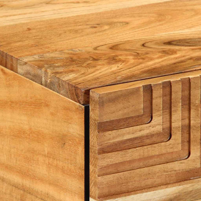 Masă de cafea Maro 100 x 54 x 40 cm lemn masiv de acacia - WALTI WALTI